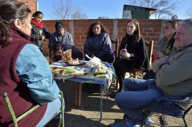 Vidal visitó Varela y supervisó las obras de ampliación del “Refugio de los Niños”