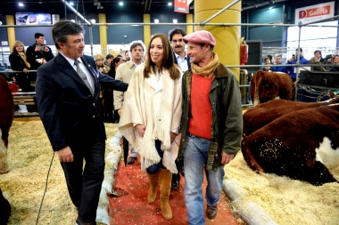 Con elogios mutuos, Vidal recorrió la Exposición Rural de Palermo: “Apostamos al campo”, dijo