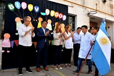 En medio del paro docente, Vidal inauguró el comienzo del ciclo lectivo en Tres de Febrero