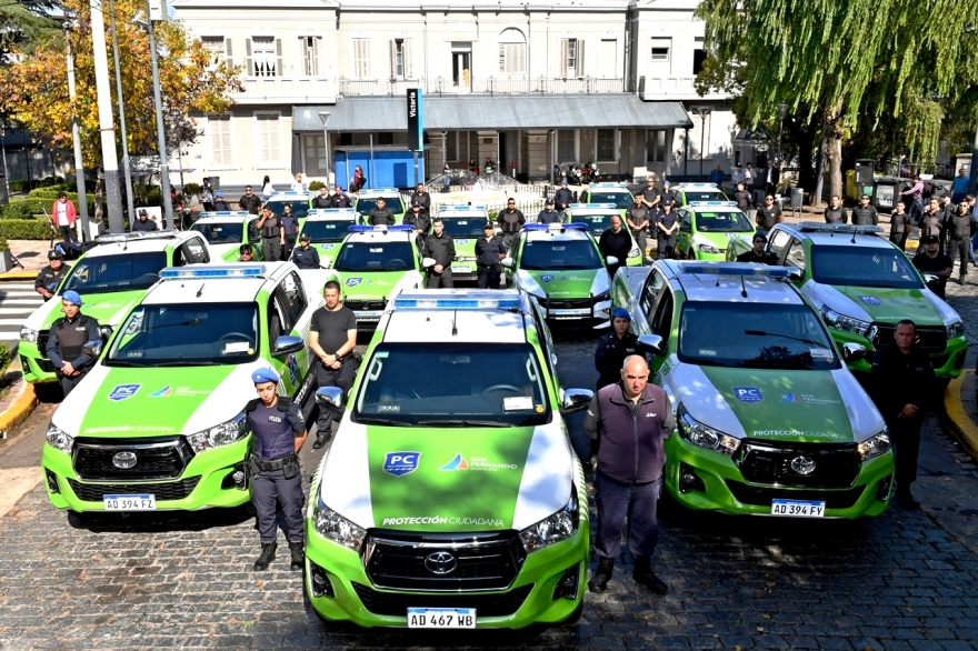 Andreotti se enfoca en seguridad: presentó nuevas patrullas de Protección Ciudadana
