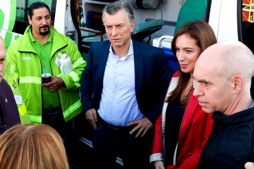 Otra postal para despejar dudas: Macri compartió acto en Lanús con Vidal y Rodríguez Larreta