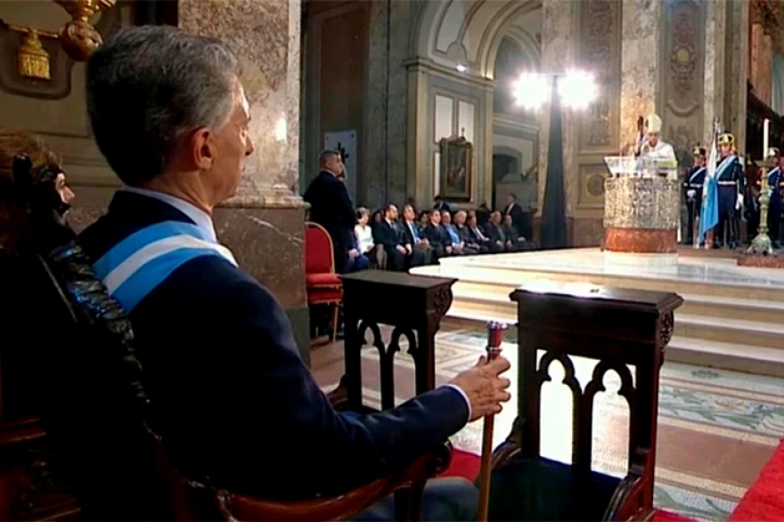 Tedeum 25 de mayo: ante Mauricio Macri, el Cardenal Poli pidió un “gran pacto nacional”