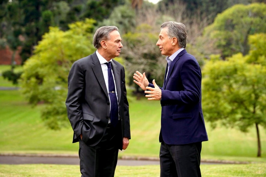 La primera foto oficial de la fórmula Juntos por el Cambio: Macri recibió a Pichetto en Olivos