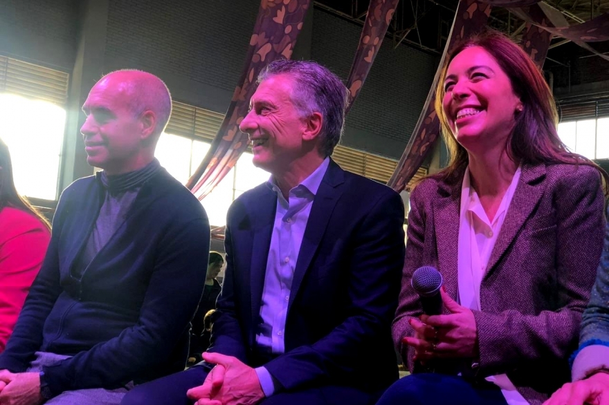 Macri, Vidal y Larreta juntos en el festejo por los 10 años de los Centros de Primera Infancia