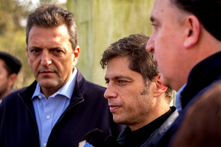 Kicillof y Massa le reprocharon a Vidal que no va a trabajar a la Gobernación en La Plata
