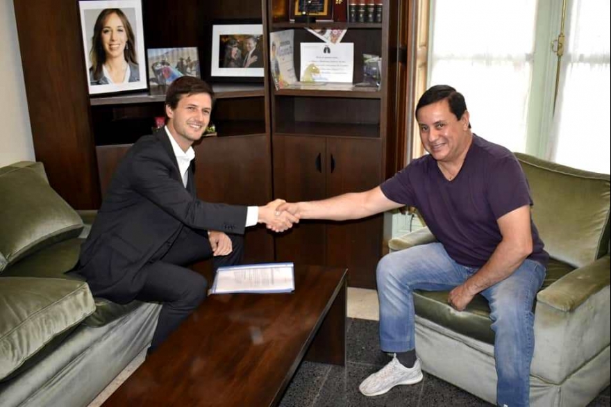 Mantegazza y Mauricio Gómez comenzaron la transición municipal en San Vicente