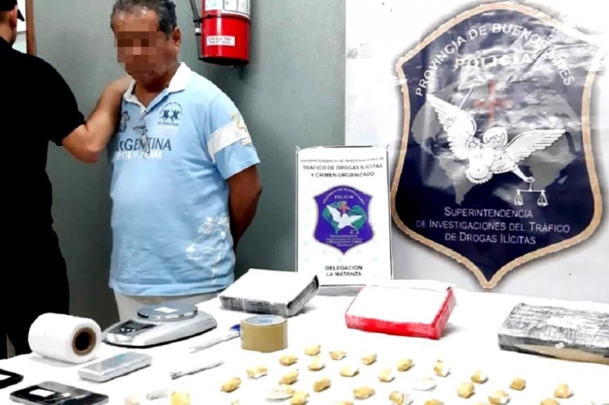En La Matanza, atraparon al “Pulpo Blanco”: vendía cocaína de máxima pureza por delivery