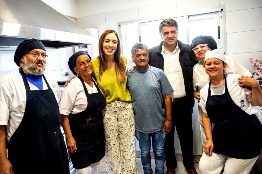 En medio de las internas, Vidal y Jorge Macri se mostraron juntos en un acto en Vicente López