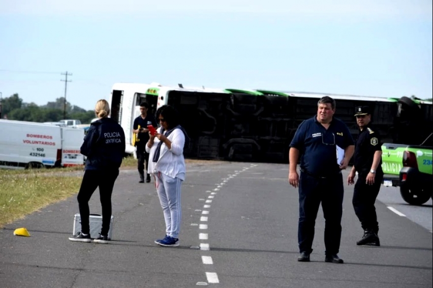 Malena Galmarini y el intendente Zamora hablaron del trágico accidente en la Ruta 2