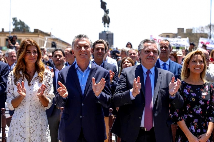 Misa por la Unidad y la Paz: Alberto y Macri se mostraron juntos a dos días del cambio de mando