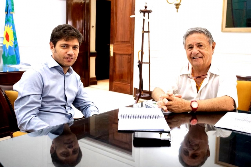 Duhalde visitó a Kicillof, le ofreció colaboración y destacó la centralidad en la productividad