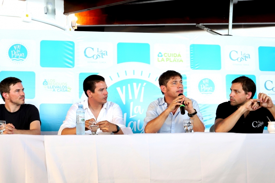 Kicillof lanzó la Temporada 2020 y remarcó la reactivación del turismo en la Costa