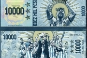 Se viene el billete de 10.000 pesos con Messi: la propuesta de Batakis que generó revuelo