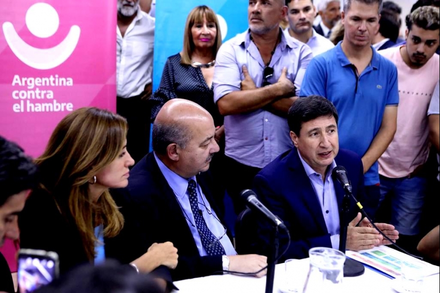 Desde La Plata, Arroyo sumó a seis ciudades más al programa Argentina Contra el Hambre