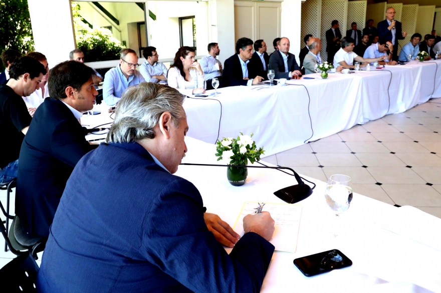 Tras reunión con Alberto e intendentes, Kicillof habló de la cuarentena y la economía