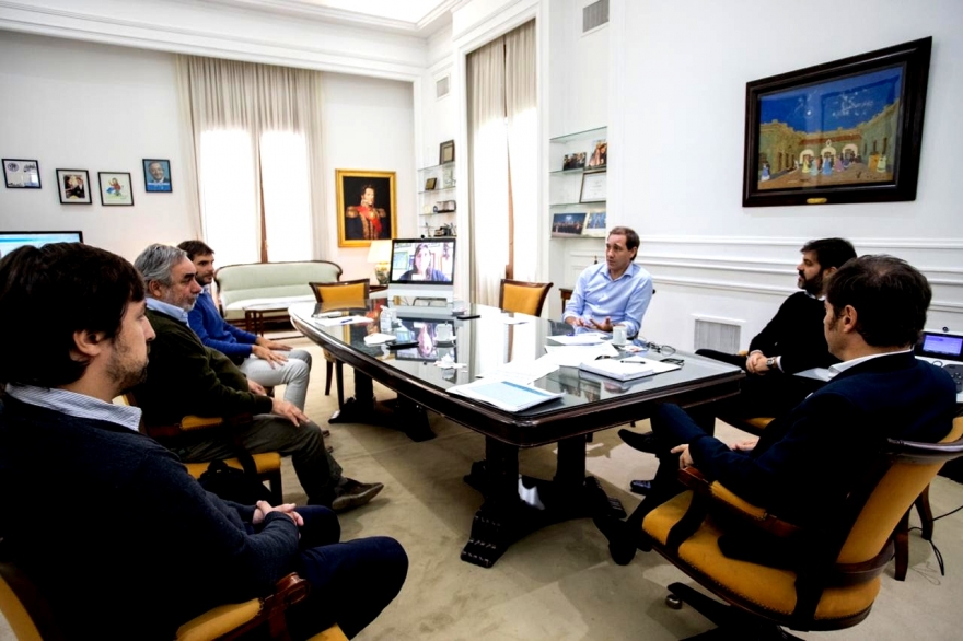 Mesa de diálogo de Kicillof: Garro sostuvo que “hay que mantener las fuentes de trabajo”