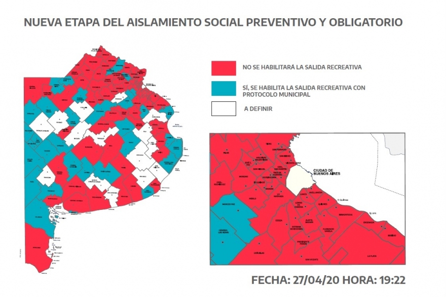 Cuarentena: la mayoría de los municipios bonaerenses rechazó las salidas recreativas