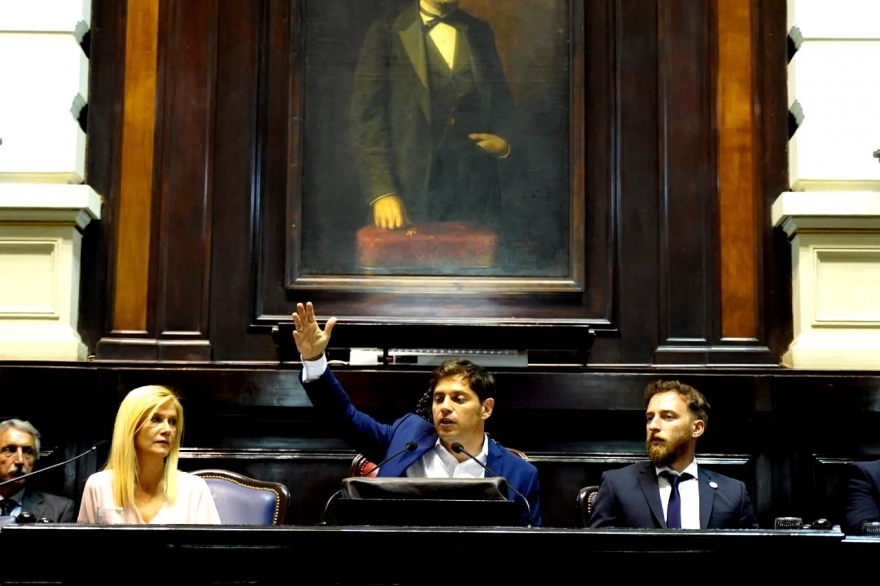 Kicillof pide a la Legislatura autorización de deuda: U$D 500 millones y $20 mil millones