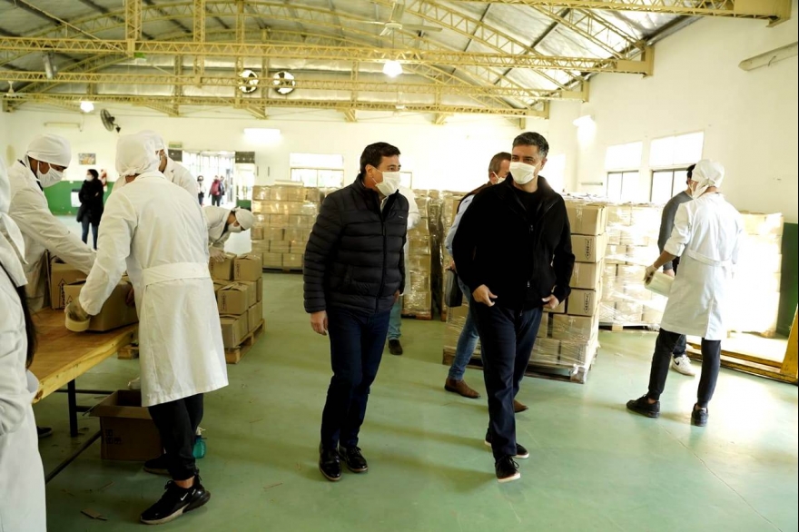 Jorge Macri y Arroyo visitaron un Centro Logístico de Asistencia Alimentaria en Vicente López