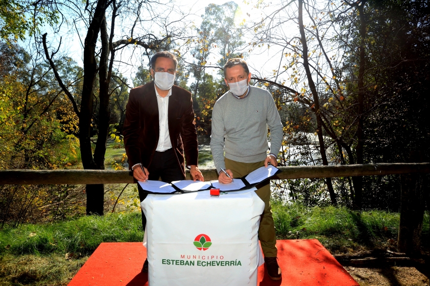Gray y Cabandié recorrieron la reserva Laguna de Rocha de Esteban Echeverría