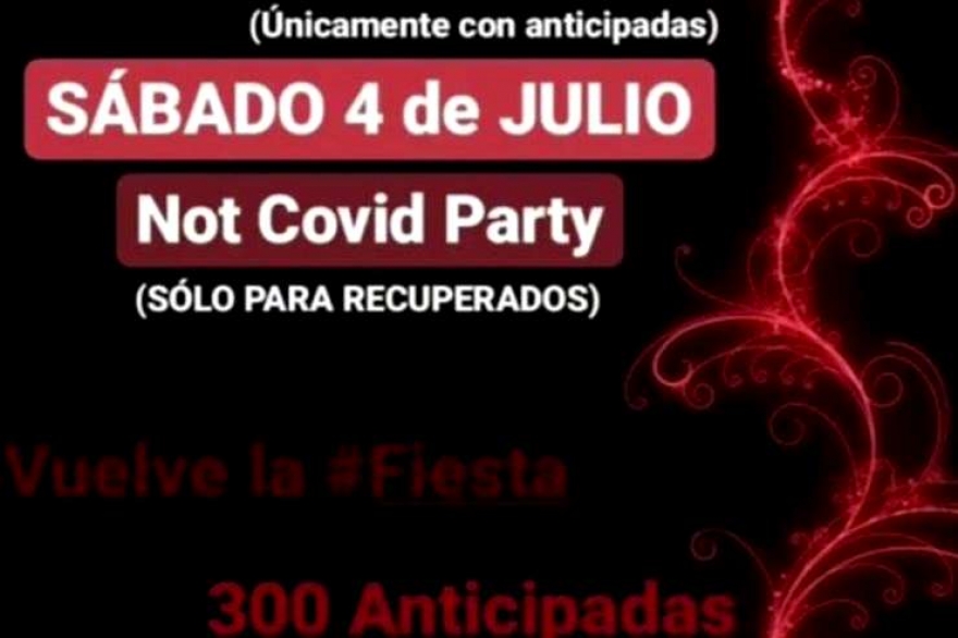 "Not Covid Party": organizan fiesta clandestina para pacientes de Coronavirus recuperados