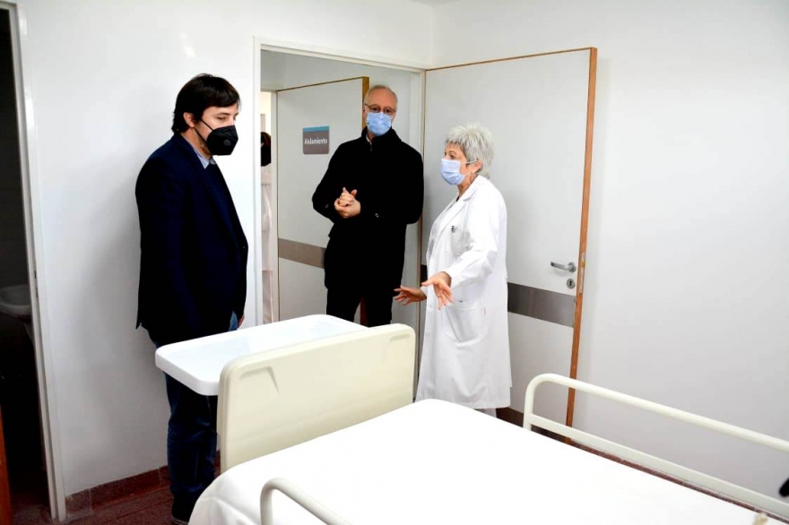 Gollan en Merlo: inauguró la nueva guardia del Hospital Héroes de Malvinas