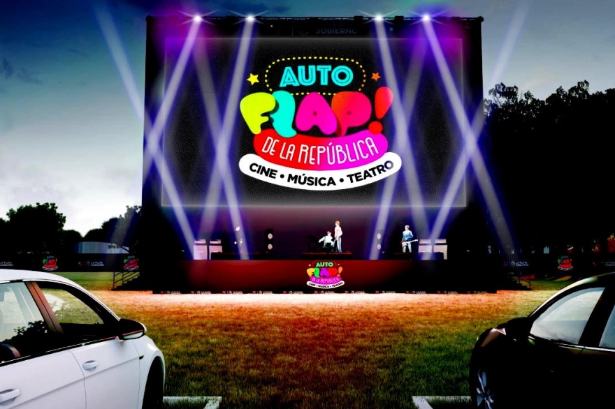 En La Plata presentan Auto Flap para toda la familia: cine, música y teatro en tiempos de Covid