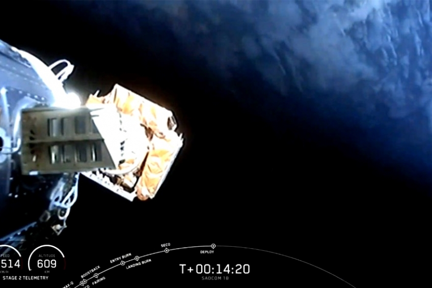 Se lanzó con éxito el satélite argentino Saocom 1B desde una base en Estados Unidos