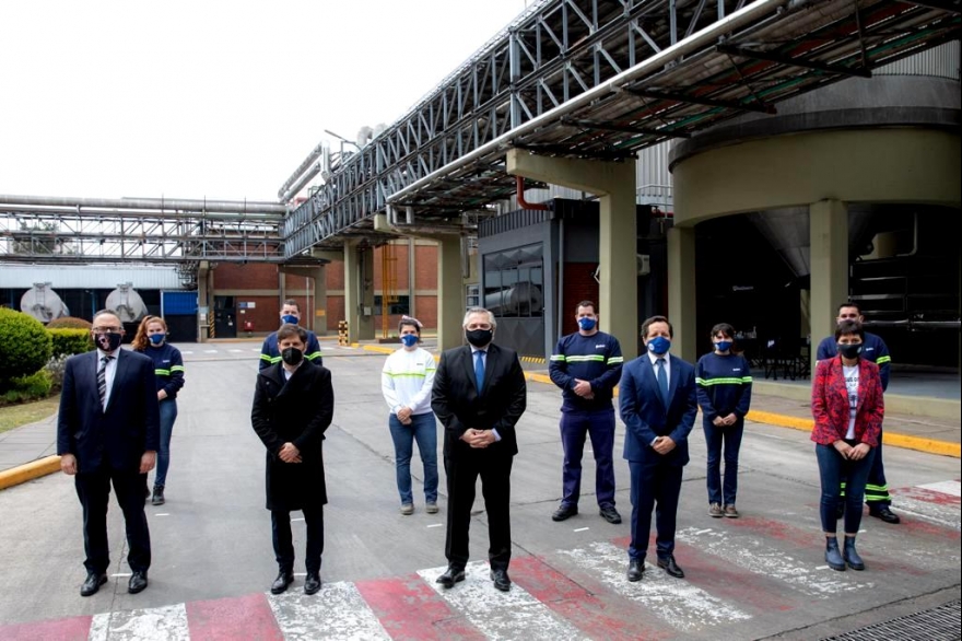 Junto a Kicillof, Alberto anunció un plan de inversiones y el relanzamiento de Ahora 12