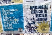 Aparecieron carteles de “La Julio Argentino”, agrupación que reivindica a Roca