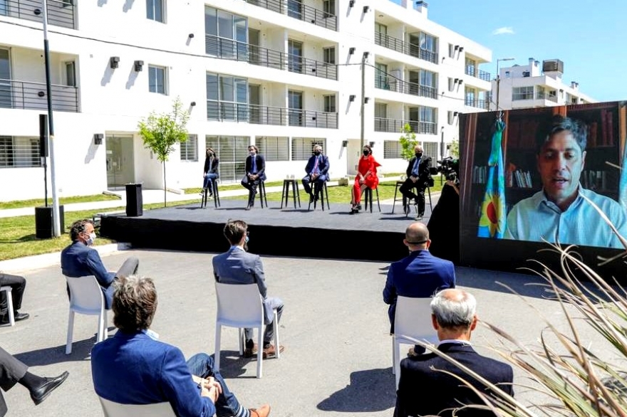 Kicillof: “Estamos finalizando las casas que se habían abandonado durante los últimos años”