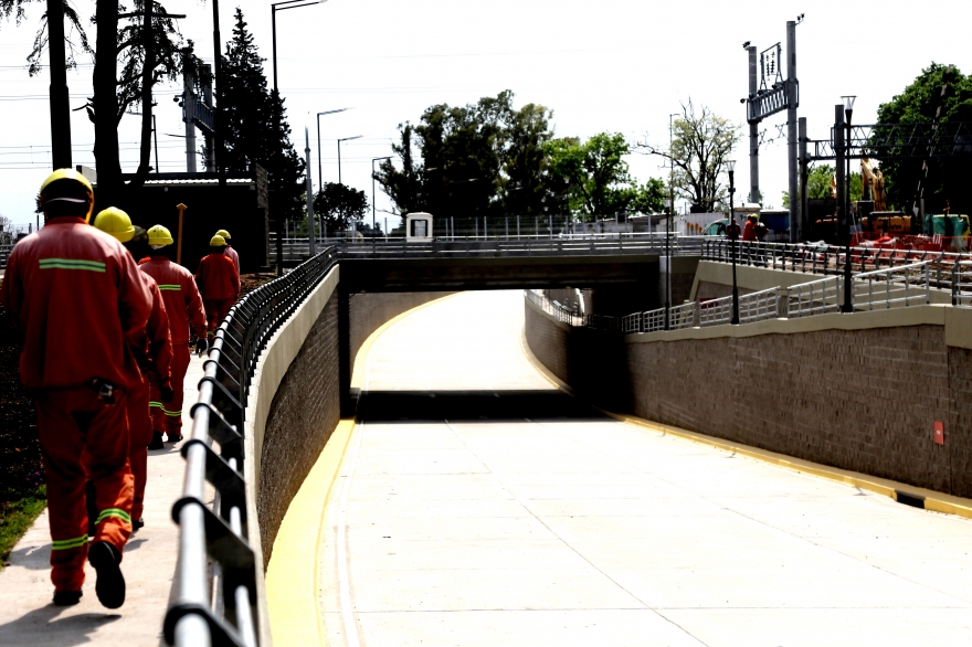 La Plata: habilitaron la rampa de Avenida 32 para el tránsito por el paso del bajo nivel