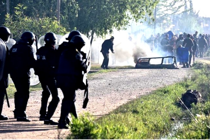 Toma en Guernica: la Policía bonaerense desalojó a los ocupantes y hubo 35 detenidos