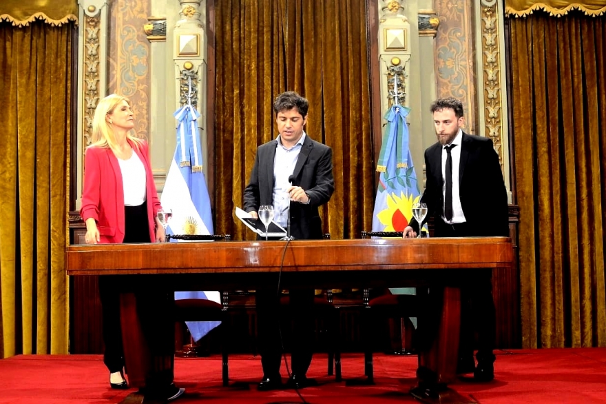 Magario, Otermín y López presentan el proyecto de Presupuesto e Impositiva 2021 bonaerense
