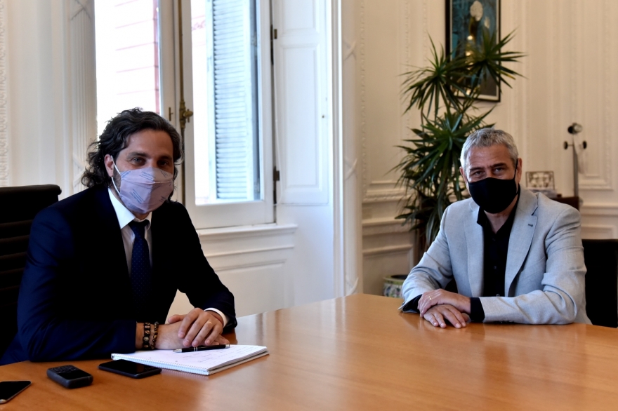 Cafiero y Ferraresi se reunieron para trazar la nueva agenda del Ministerio de Hábitat