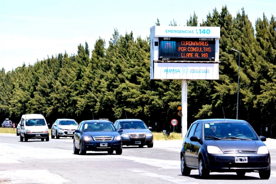 Con algunas demoras, se registra tránsito intenso en las rutas hacia la Costa Atlántica