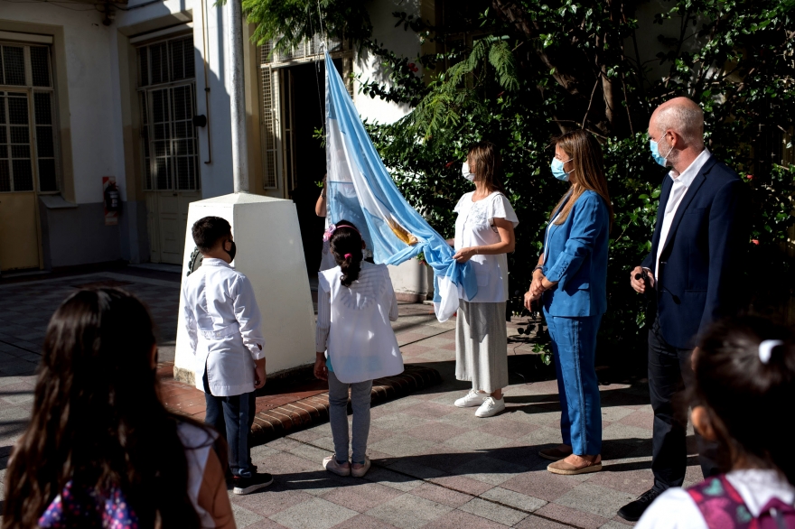 Larreta destacó el esfuerzo del personal educativo en la vuelta a clases presenciales en la Ciudad