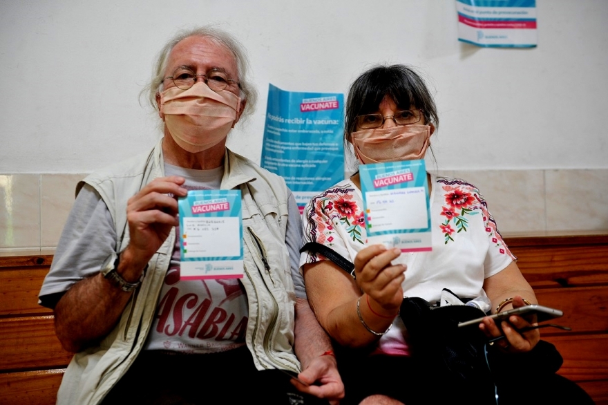 Más de 40 mil bonaerenses mayores de 60 años se vacunaron contra el covid-19