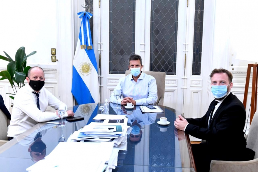 Insaurralde se reunió con Massa y apoyó el proyecto de Impuesto a las Ganancias