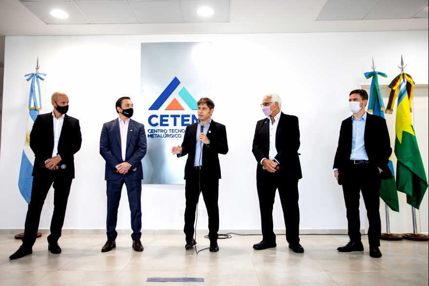 Kicillof anunció nuevas inversiones para el Centro Tecnológico Metalúrgico