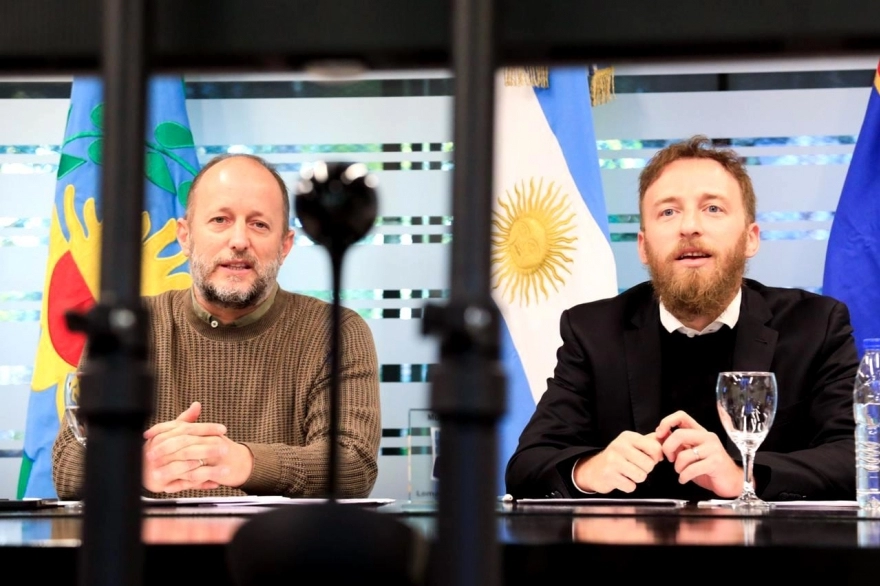Insaurralde y Otermín se reunieron con el embajador de China en la Argentina