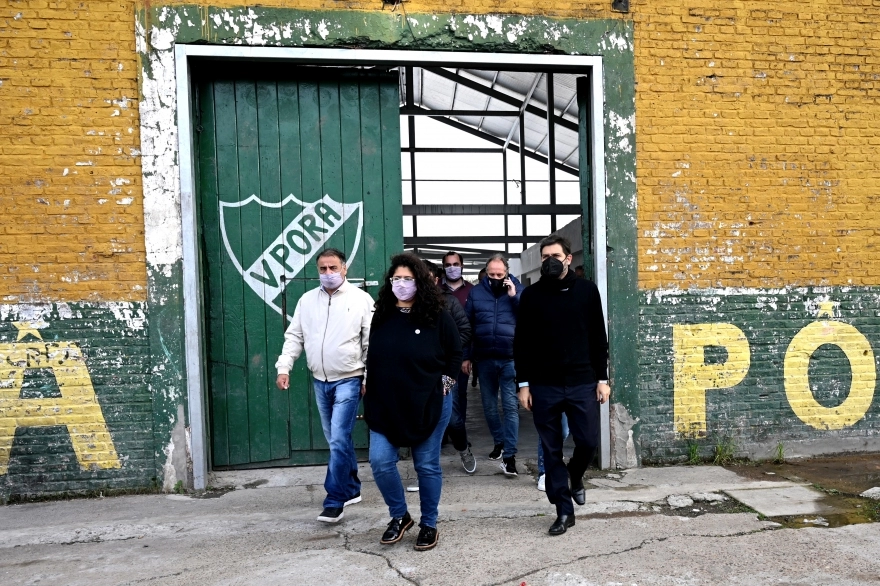 Bianco y Barrios visitaron obras y programas de reurbanización en Lanús