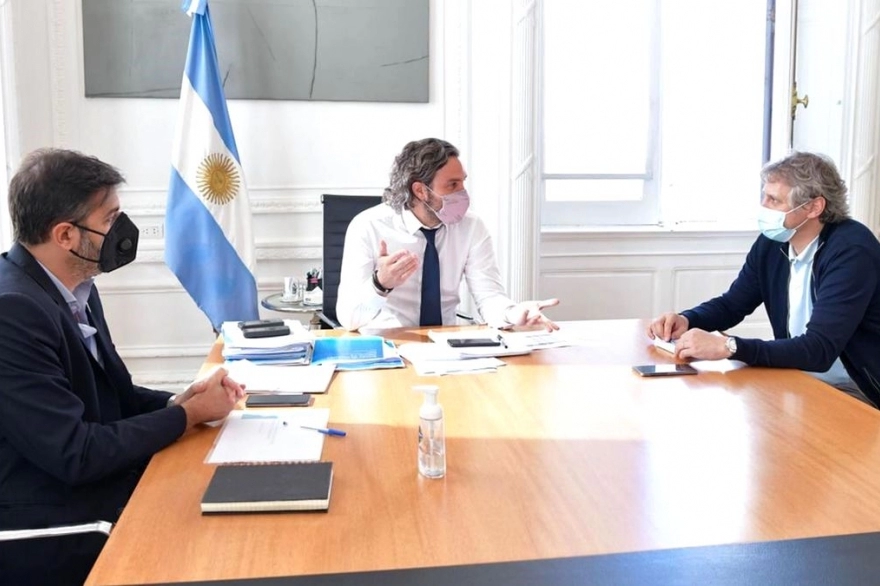 Cafiero recibió a Bianco y Miguel para definir las nuevas medidas de restricción