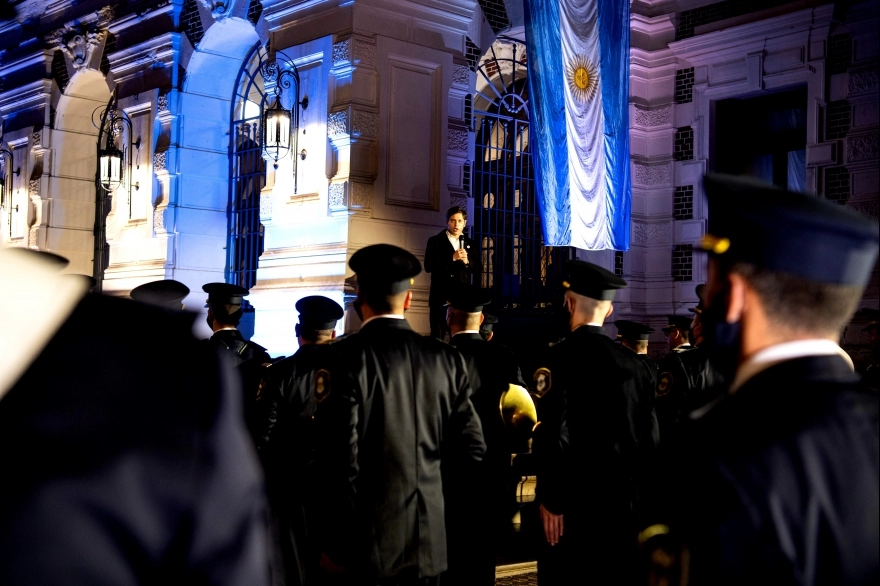 Deslumbrante acto de Kicillof en Gobernación por el festejo del 9 de julio