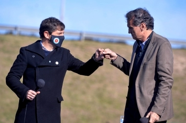 Kicillof volvió a mostrarse con Katopodis: obras para la Ruta Provincial 6