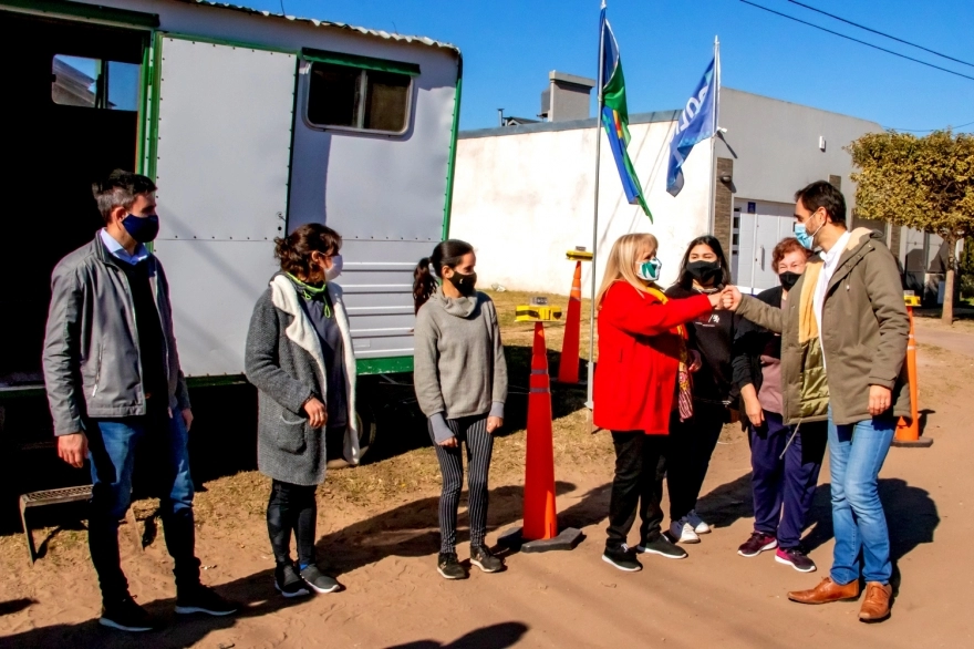 Petrecca presentó el Destacamento Móvil para el barrio Bicentenario de Junín