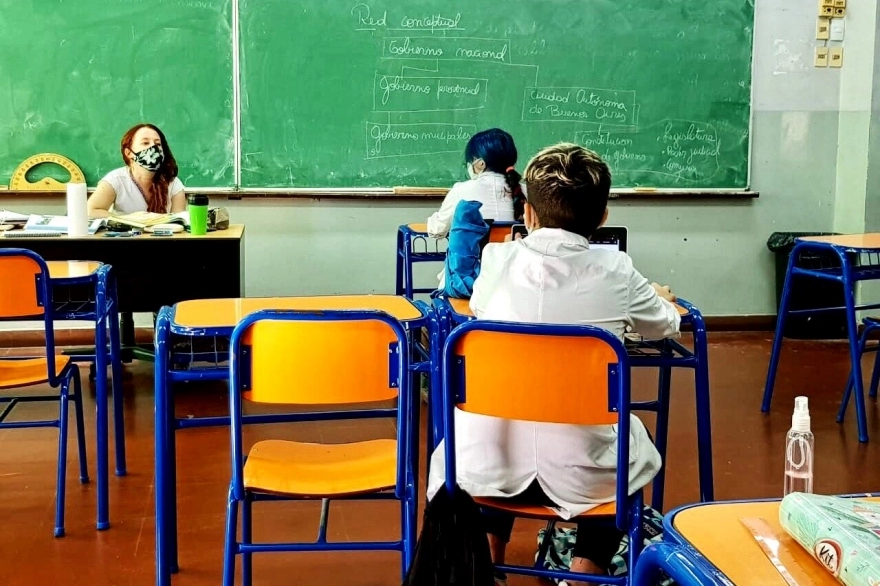 Provincia destacó el uso de medidores de dióxido de carbono en escuelas