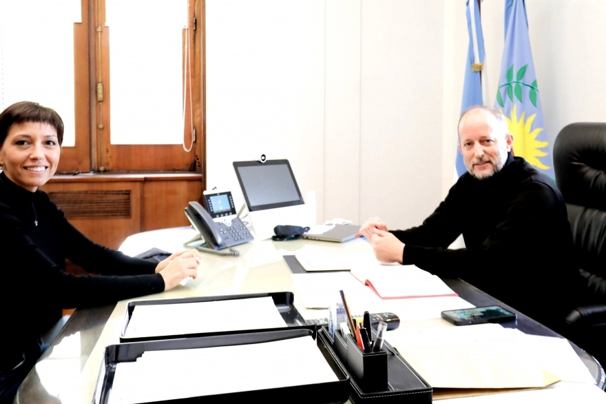 Insaurralde recibió a Mayra Mendoza, Tolosa Paz y Alak