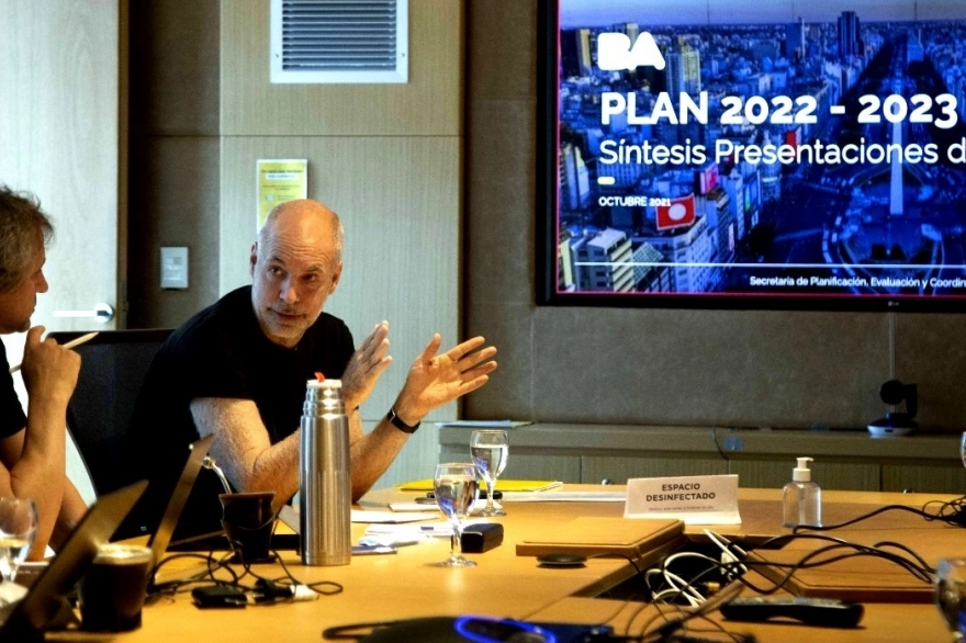 Larreta avanza con el Plan 2023 para CABA en la pospandemia