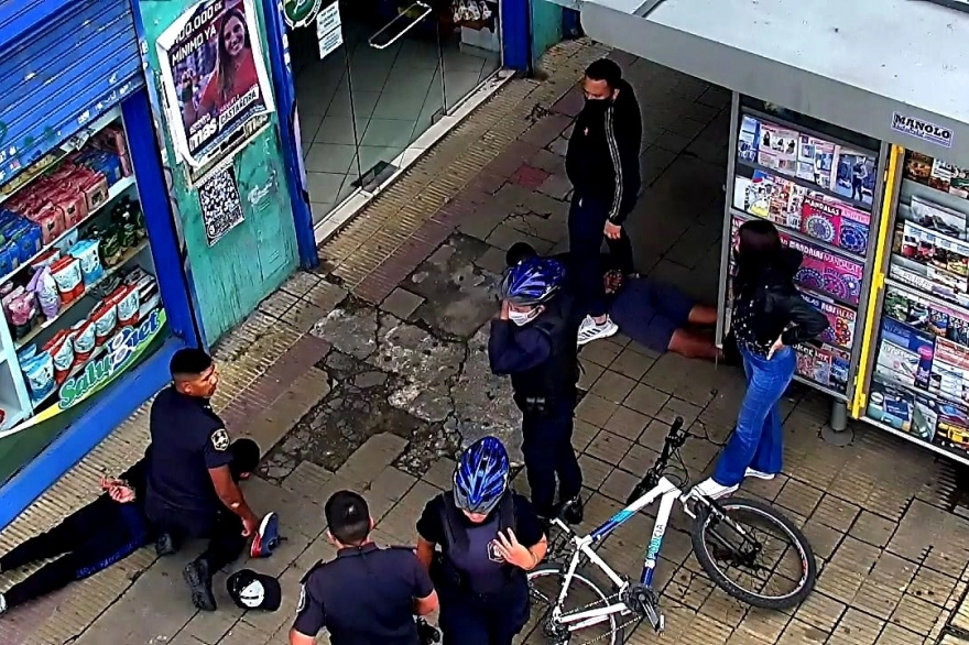 Video: así atraparon a la banda que roba financieras en La Plata